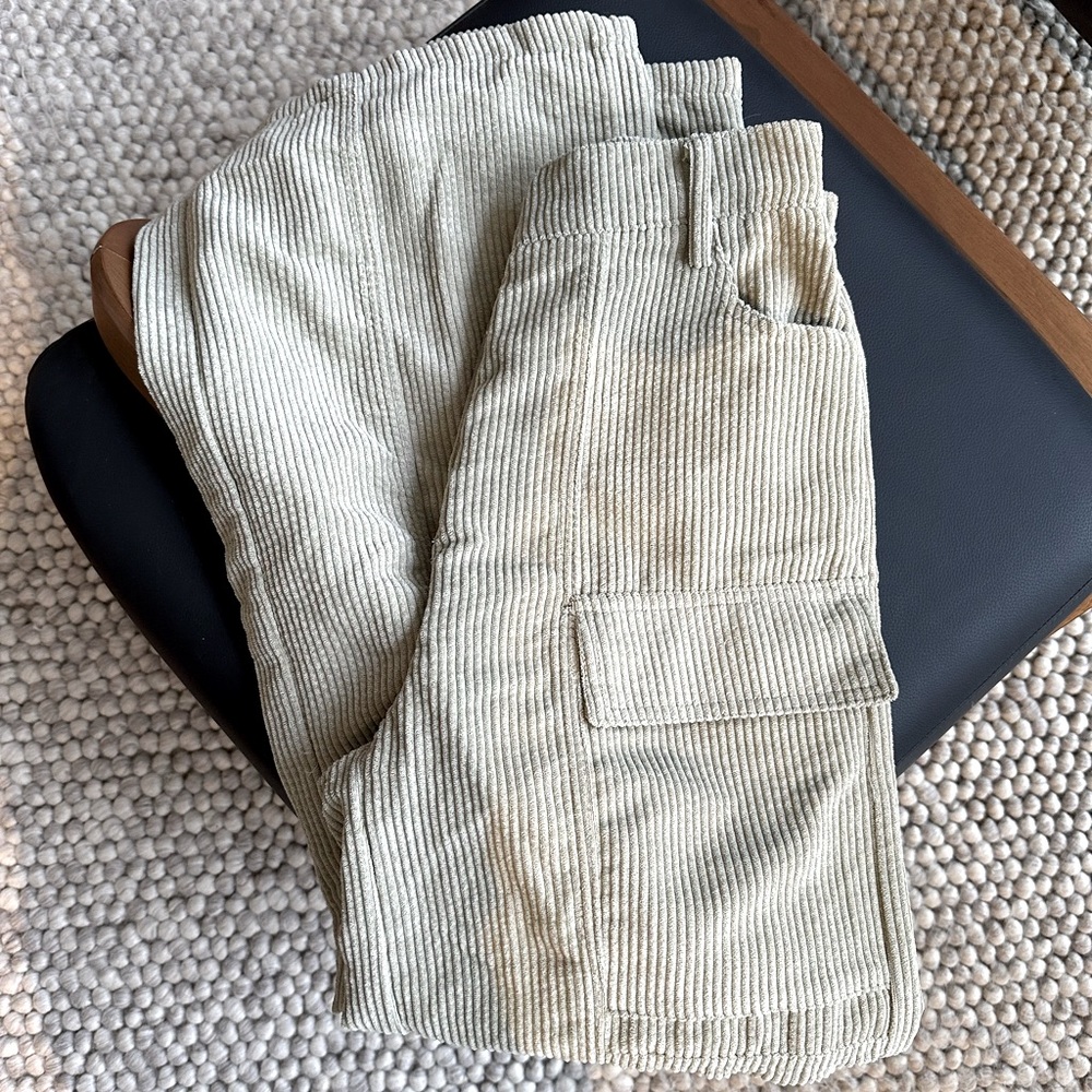 Buckle Corduroy Pants